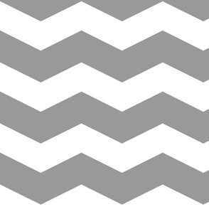 Modern Cottage ~ Chevrons ~ Grey & White