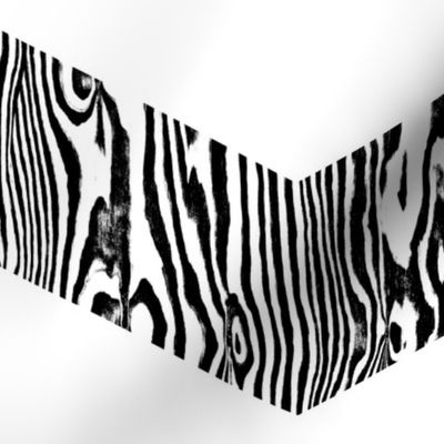 Chevron Safari ~ Black and White Zebra