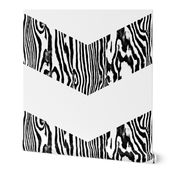 Chevron Safari ~ Black and White Zebra