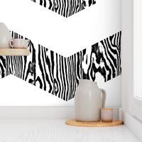 Chevron Safari ~ Black and White Zebra