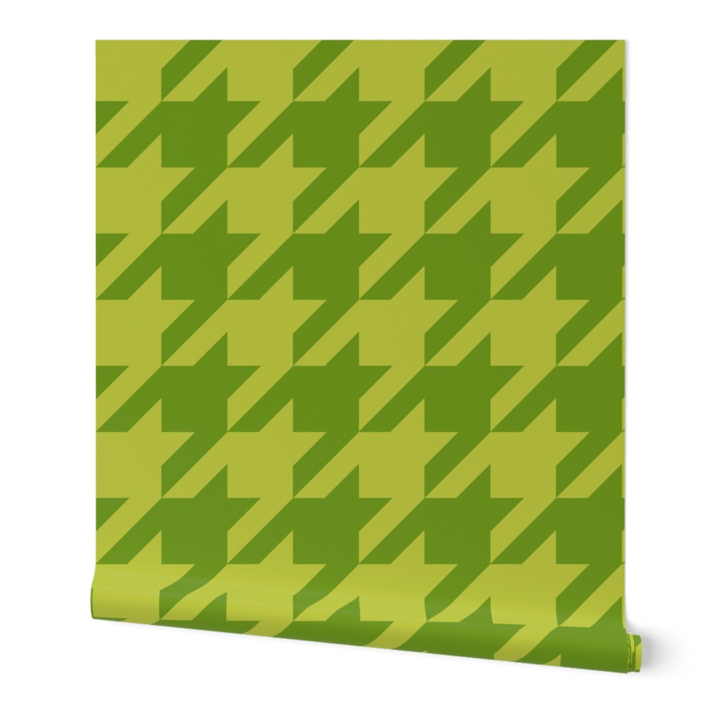 Apple A Day ~ The Houndstooth Check ~ Granny Smith & Leaf