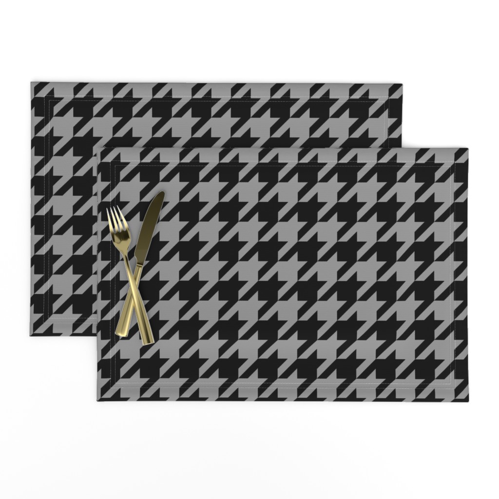 Modern Cottage ~ The Houndstooth Check ~ Black and Grey