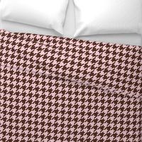 The Houndstooth Check ~ Pink & Brown