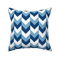 Chevron Offset - Blues