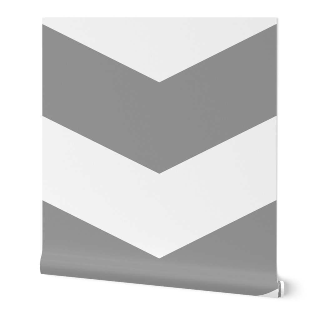 Modern Cottage ~ Chevrons ~ Grey & White