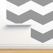 Modern Cottage ~ Chevrons ~ Grey & White