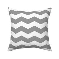 Modern Cottage ~ Chevrons ~ Grey & White