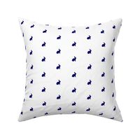 Bunny Navy Polka Dot