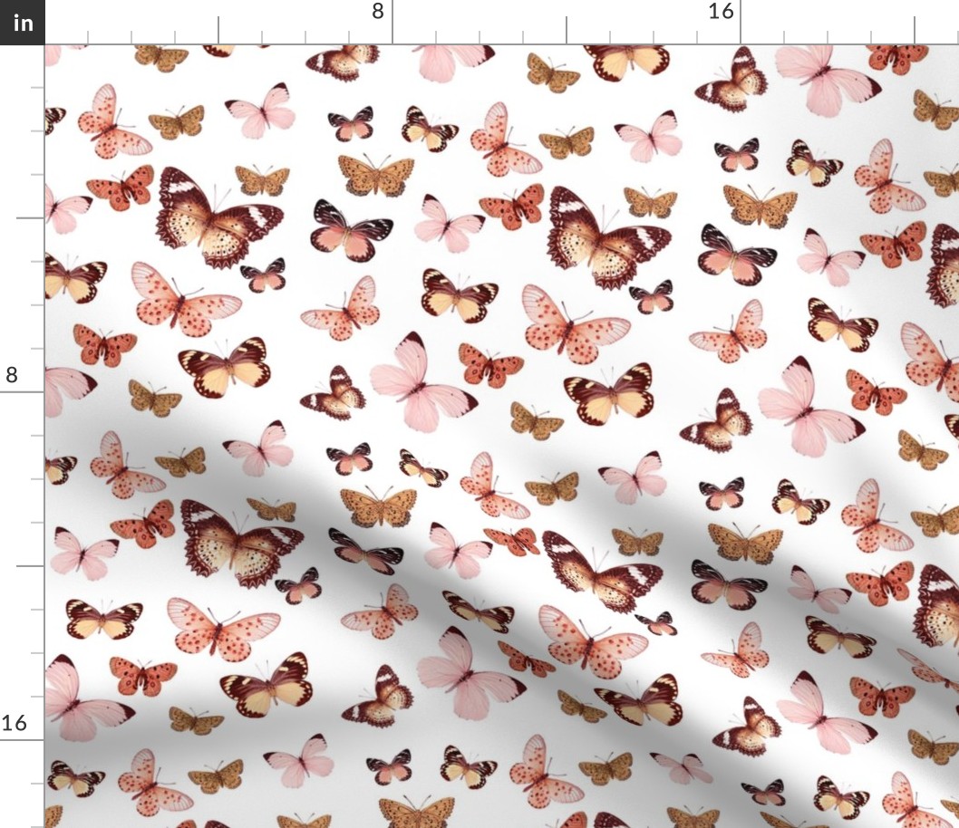 Butterfly Rose Gold // Large