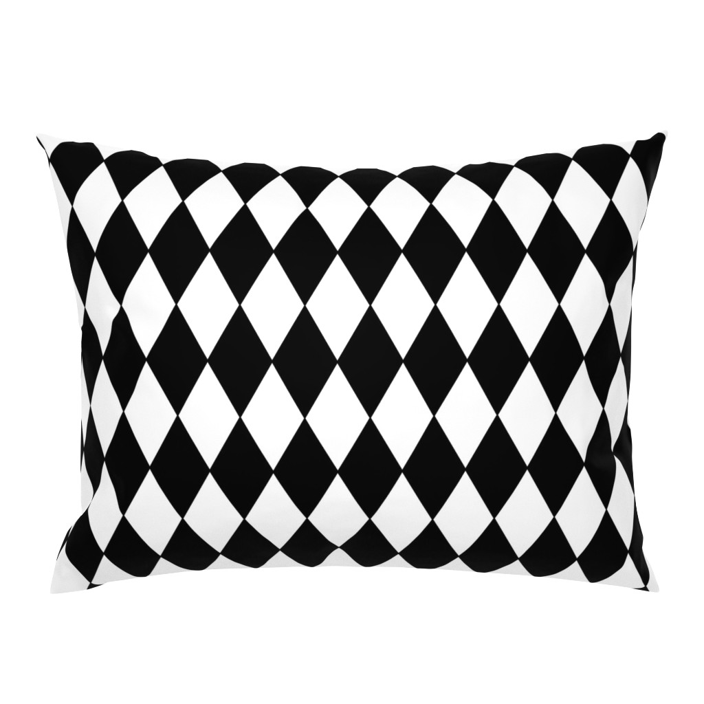 Harlequin Diamonds ~ Black & White