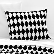 Harlequin Diamonds ~ Black & White