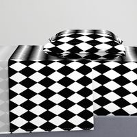 Harlequin Diamonds ~ Black & White