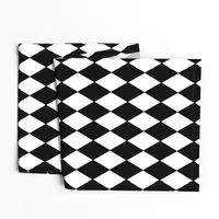 Harlequin Diamonds ~ Black & White