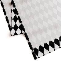 Harlequin Diamonds ~ Black & White