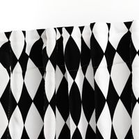 Harlequin Diamonds ~ Black & White