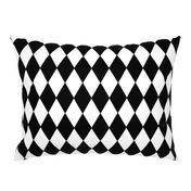 Harlequin Diamonds ~ Black & White