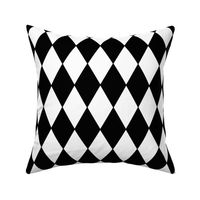 Harlequin Diamonds ~ Black & White