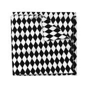 Harlequin Diamonds ~ Black & White