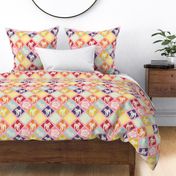 Blossoms and blossoms cheater quilt (multicolor)