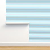 White and light blue stripes