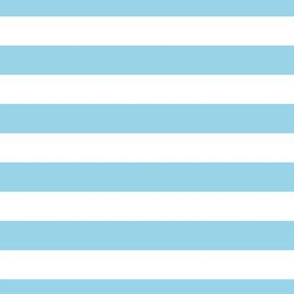 White and light blue stripes
