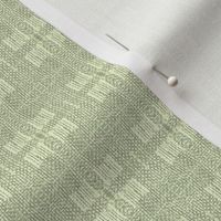 crosshatch - green mint, grey coordinate