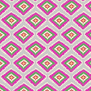 Aztec Fiber (pink grey)