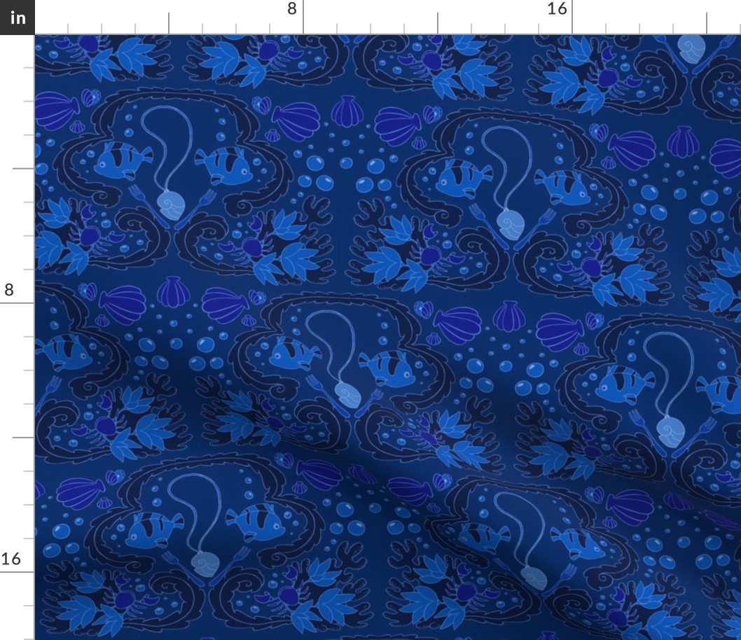 Under the Sea Damask