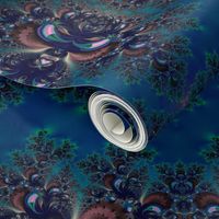 Fractal: Midnight Blue Frost Crystals