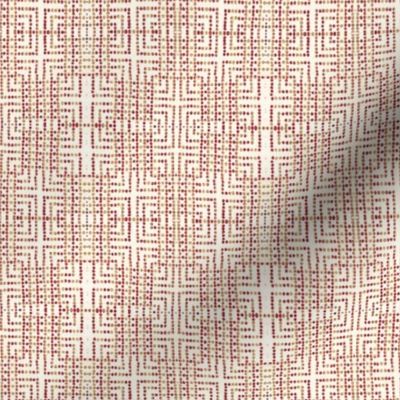 edo bead - white, pink, red, beige