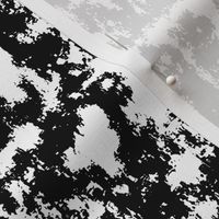 splatter black white