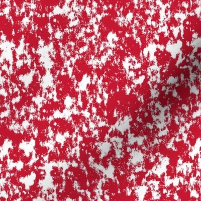 splatter red white