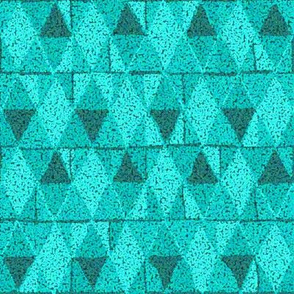 Teal Diamonds Textured