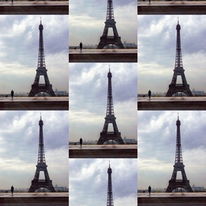 Eiffel Tower before Rain