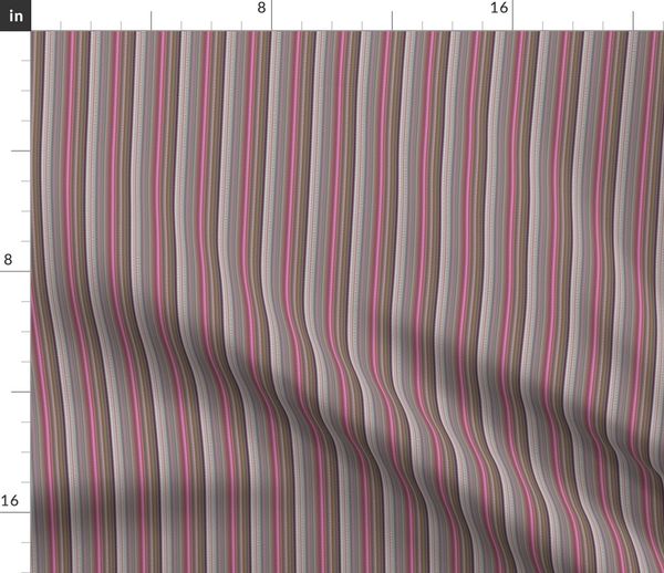 pink and brown stripes - Spoonflower