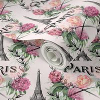 Paris Vintage Roses Pink Design