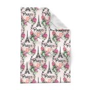 Paris Vintage Roses Pink Design