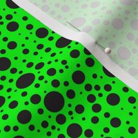 ButterflyFlutterby dots - true green