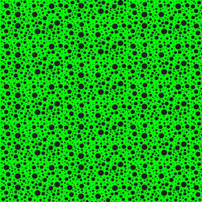 ButterflyFlutterby dots - true green