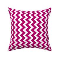 Chevron in Red Raspberry Large 