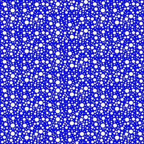 ButterflyFlutterby dots - true blue reverse