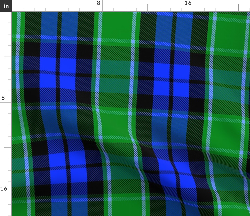 Graham of Menteith 1831 tartan, 9" modern colors