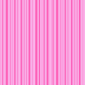 ButterflyDancer stripe - hot pink & cotton candy