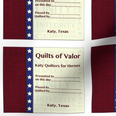 QOV_Katy Quilters for Heroes