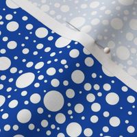 ButterflyDancer dots - cobalt blue reverse