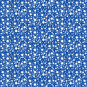 ButterflyDancer dots - cobalt blue reverse