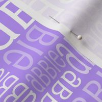 Personalised Name Fabric - Purple/Pink 5