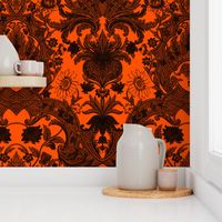 This Is Halloween! Haunted  House Damask ~ Nevermore Damask