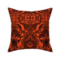 This Is Halloween! Haunted  House Damask ~ Nevermore Damask