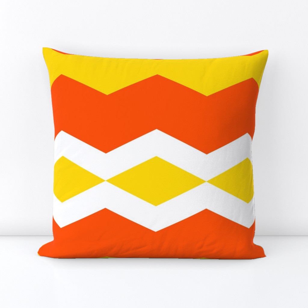 This Is Halloween! ~ Candy Corn Chevron